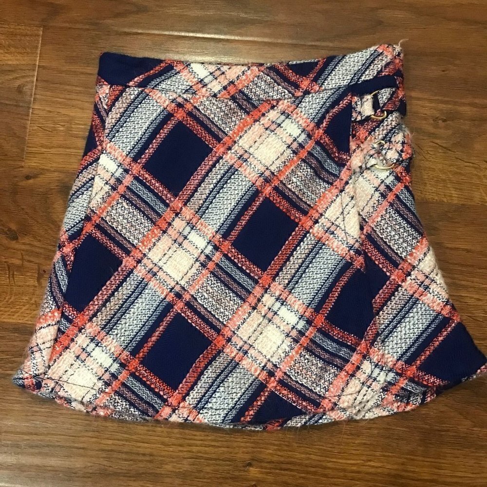 Janie and Jack plaid winter skirt